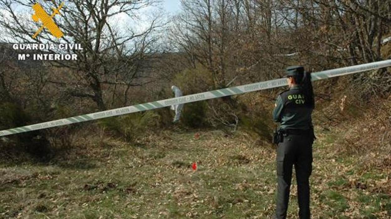 La Guardia Civil investiga el hallazgo de restos humanos en el Monte Cebrón de El Viso del Alcor