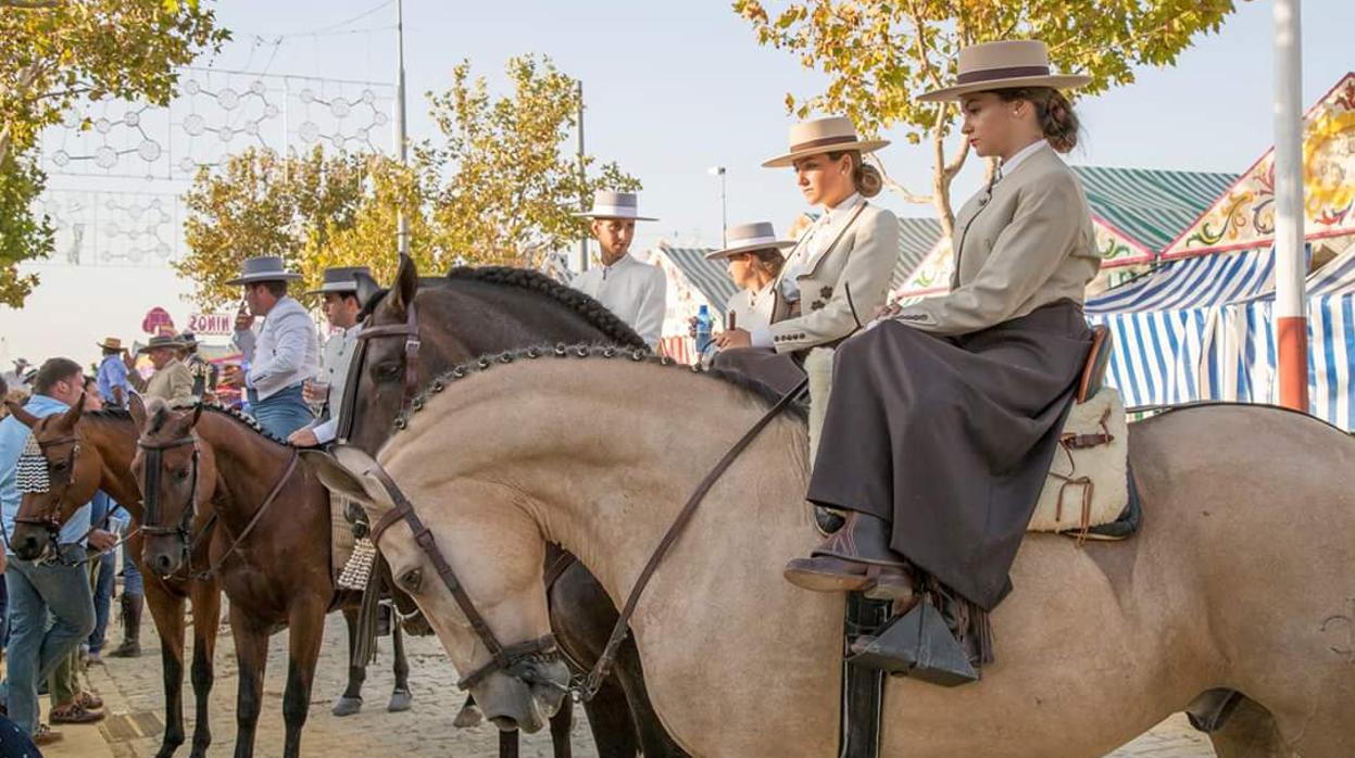 El paseo a caballo es uno de los puntos en común que tienen todas las ferias de la provincia