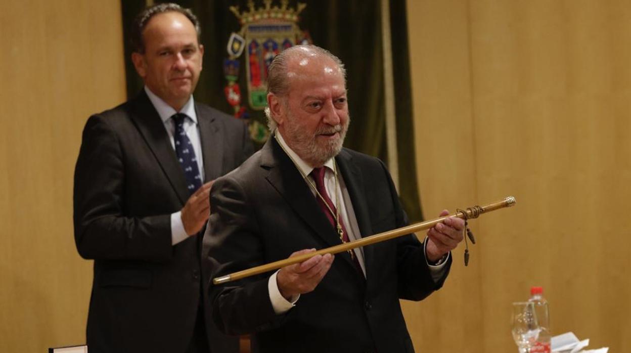 Fernando Rodríguez Villalobos durante el acto de constitución de la Diputación de Sevilla