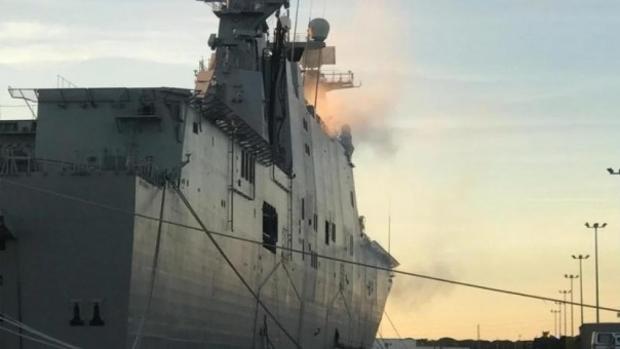 Defensa responsabiliza a Navantia del fuego en dos buques durante su inspección