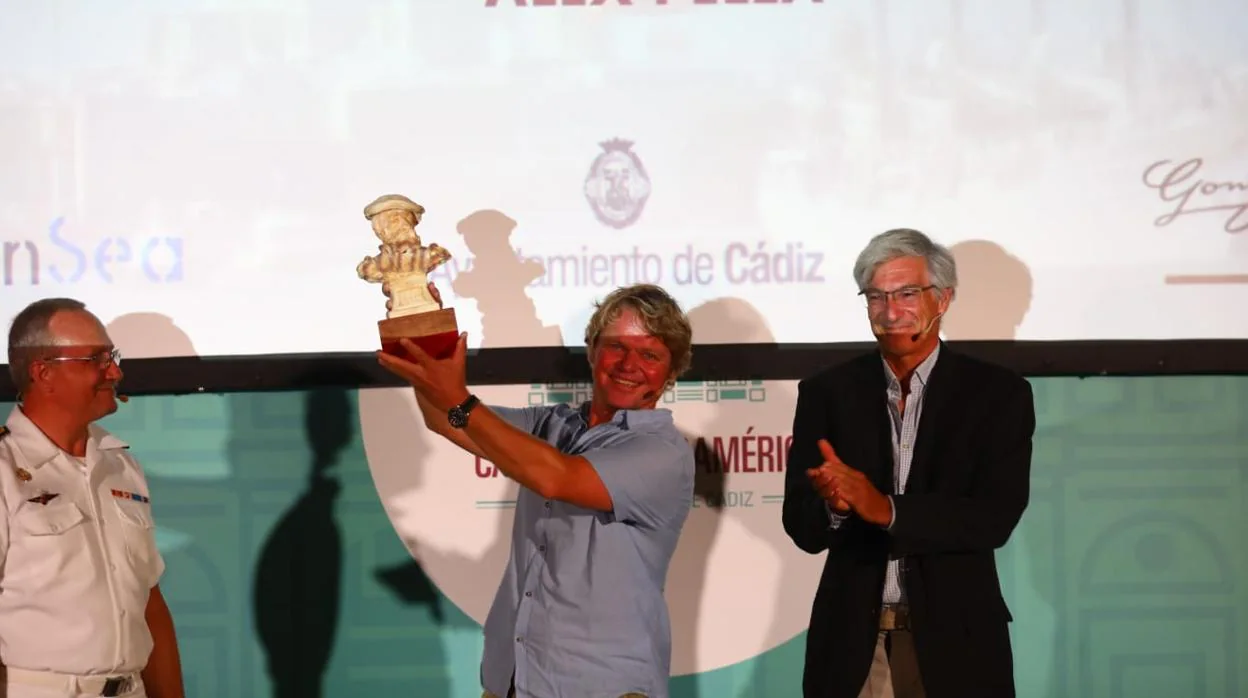 Álex Pella, galardonado en Cádiz