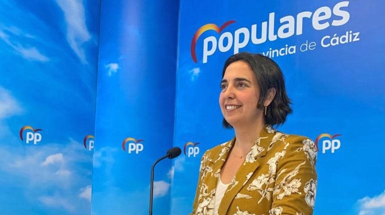 Carmen Sánchez, portavoz del PP en la provincia de Cádiz.