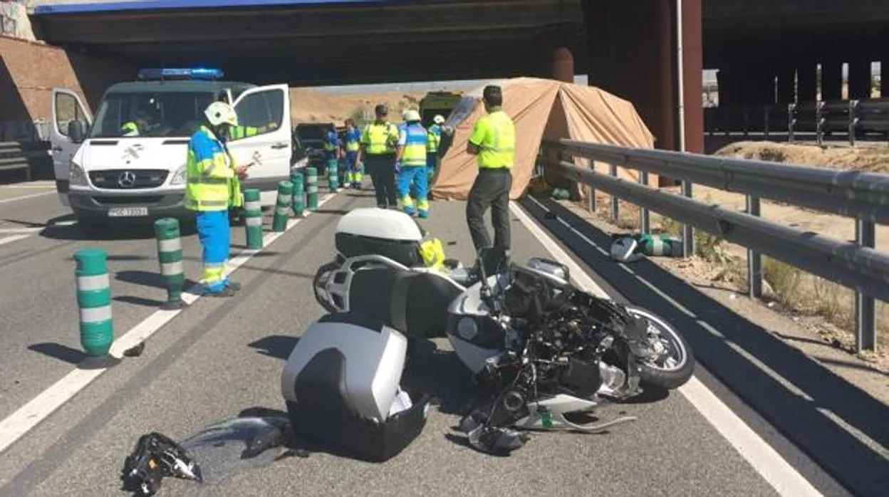 En lo que va de año han fallecido nueve motoristas en la provincia de Sevilla