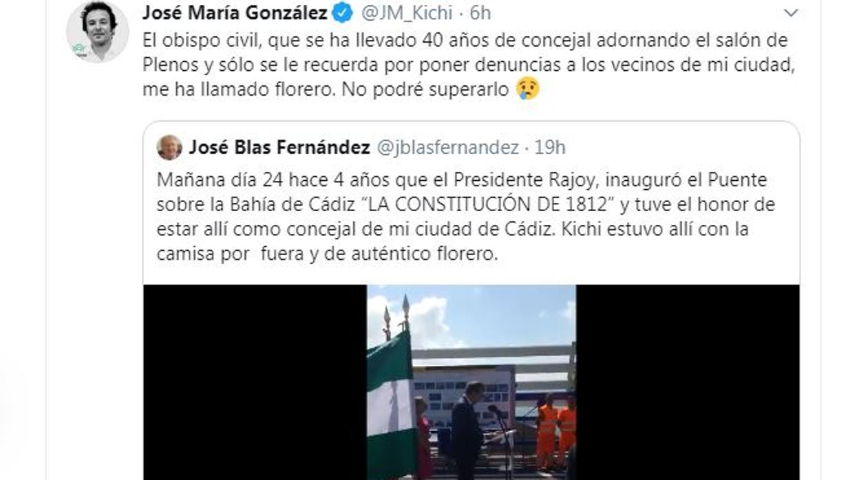 Respuesta del alcalde José María González 'Kichi' a José Blas Fernández.