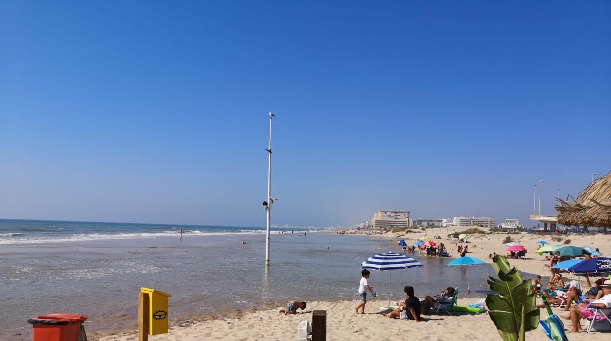 Elevado coeficiente de marea en las playas de Cádiz