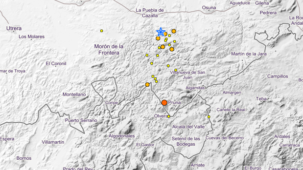 Registrado un terremoto de 1,5 grados en Olvera