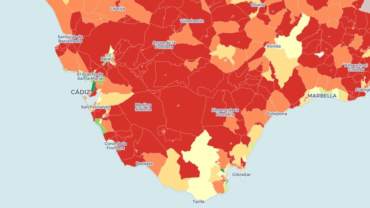 Puerto Serrano es el municipio más pobre de Cádiz con una renta de 12.614 euros