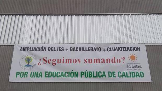 La Junta de Andalucía dice que está programada la ampliación del instituto Palomares del Río