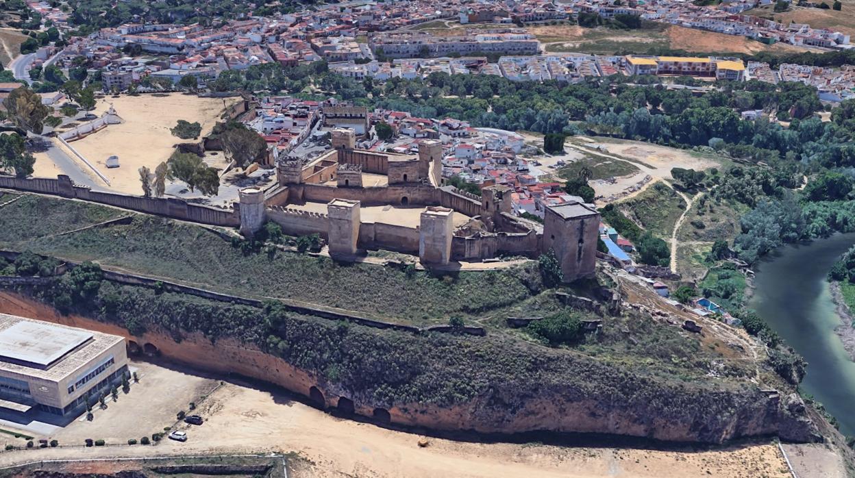 Vista aérea del Castillo de Alcalá de Guadaíra