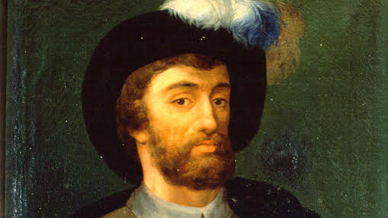 Retrato de Juan Sebastián de Elcano.