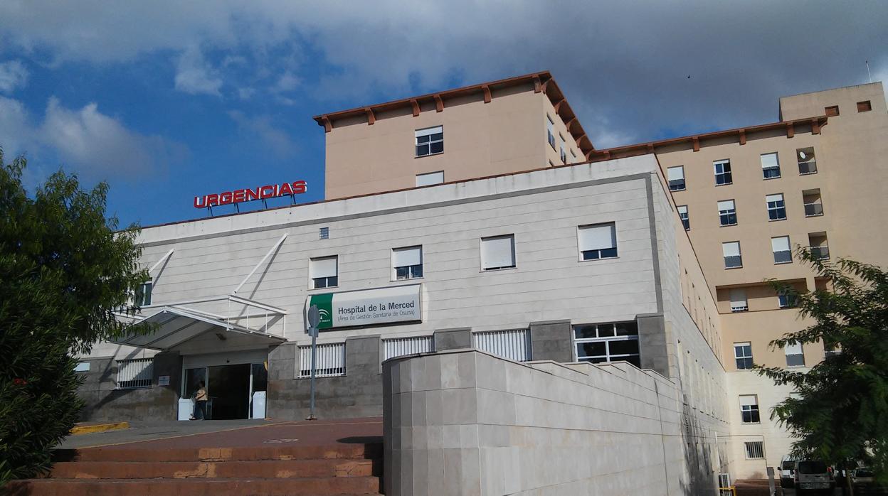 Hospital de Osuna (Sevilla) donde permanece ingresado el paciente intoxicado