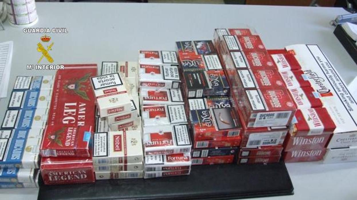 Una partida de tabaco de contrabando incautada recientemente en la provincia de Sevilla