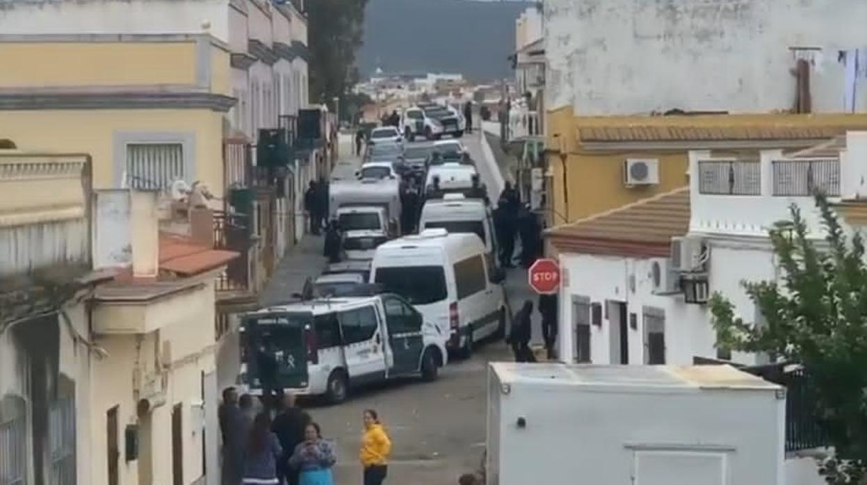 Operación de la Guardia Civil este jueves en Burguillos