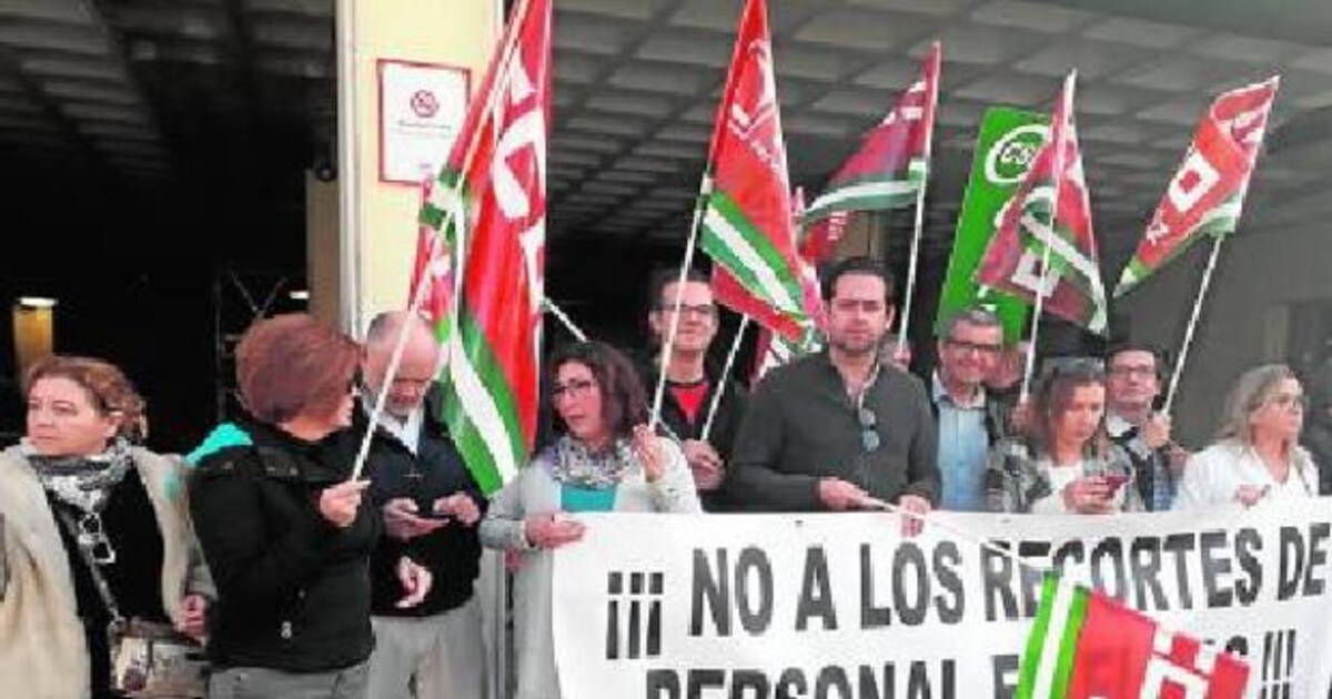 Concentración contra los recortes en la Sanidad Pública en Cádiz
