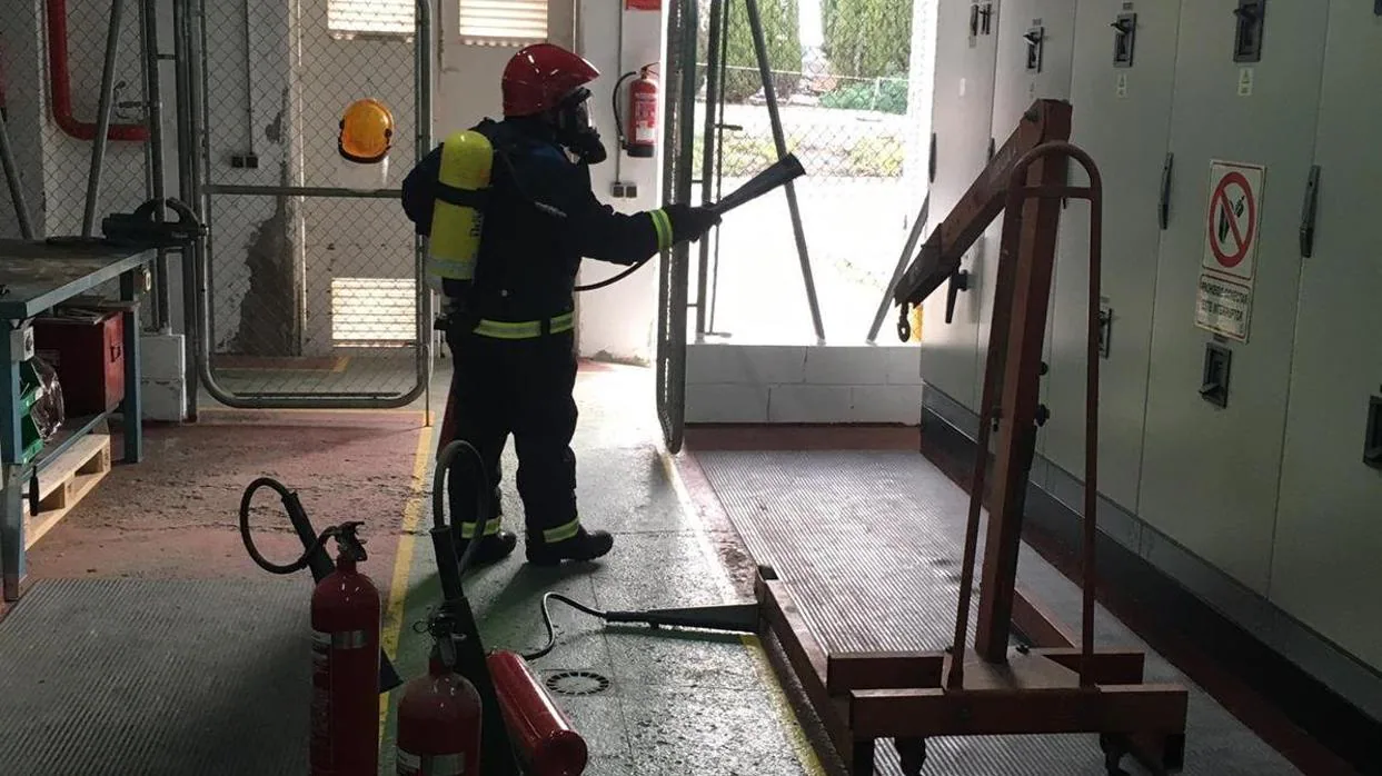 El Hospital de Puerto Real realiza un simulacro de incendio en su Central Térmica
