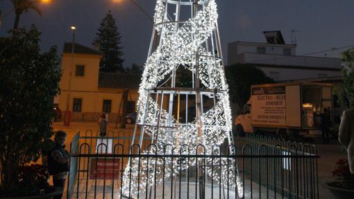 Alumbrado navideño en El Cuervo de Sevilla