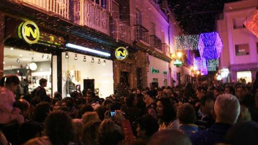 Nevada en las calles de Chiclana