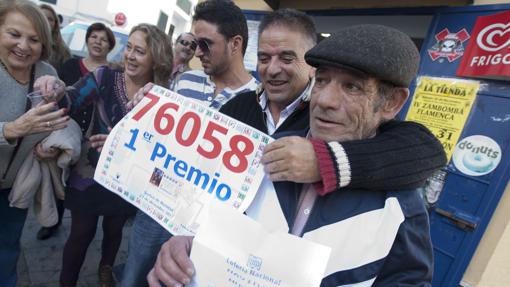 El primer premio de la Lotería de Navidad cayó en 2012 en Barbate.