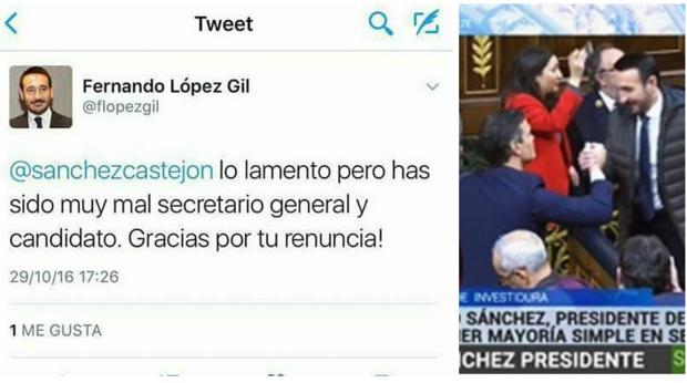 La relación de odio y amor de López Gil con el presidente Sánchez