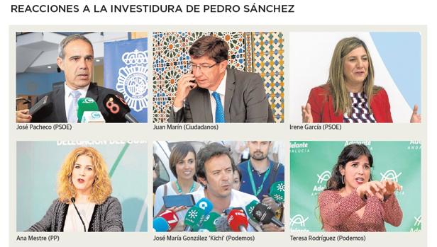 Dos bandos también entre los políticos de toda la provincia de Cádiz