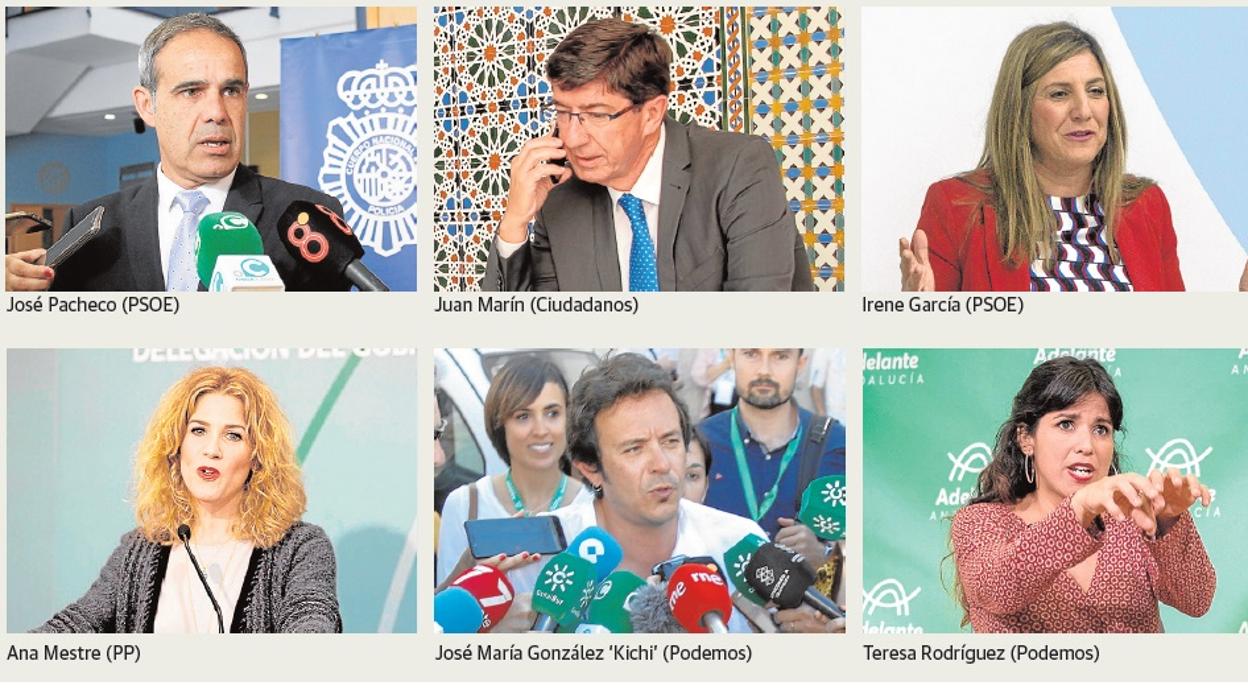 Dos bandos también entre los políticos de toda la provincia de Cádiz