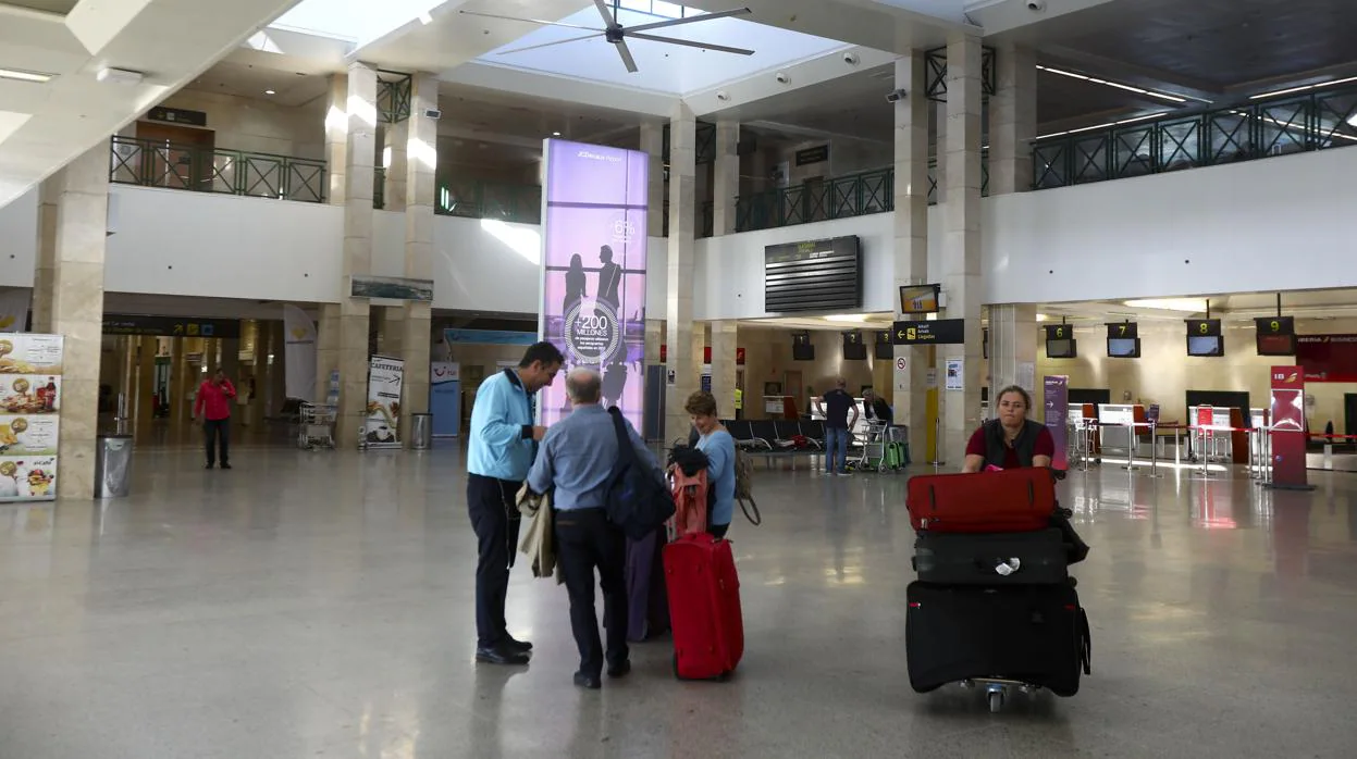 Terminal de pasajeros del aeropuerto de Jerez.