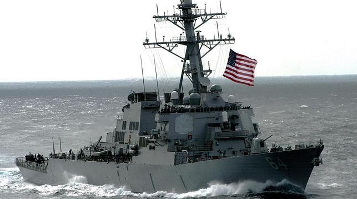 Imagen del 'USS Carney'.