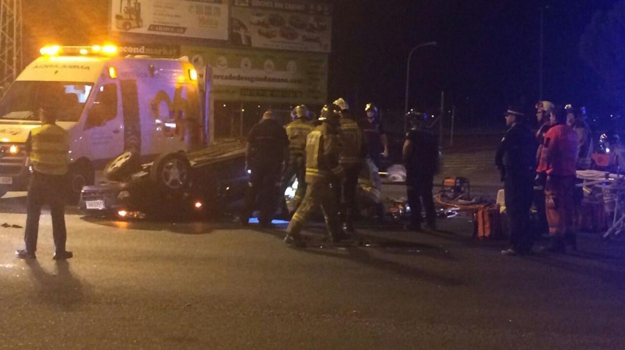 Imagen de archivo de un accidente cerca de la localidad de Carmona