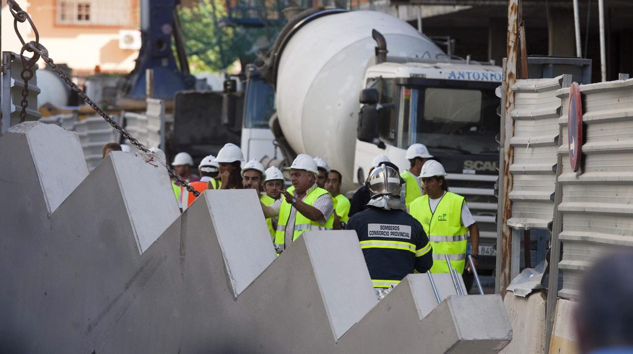 Accidente laboral ocurrido en una obra en la ciudad de Cádiz