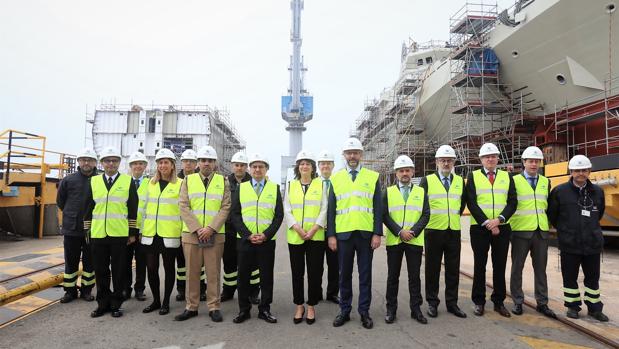 Navantia San Fernando recibe la visita del embajador de Arabia Saudí en España