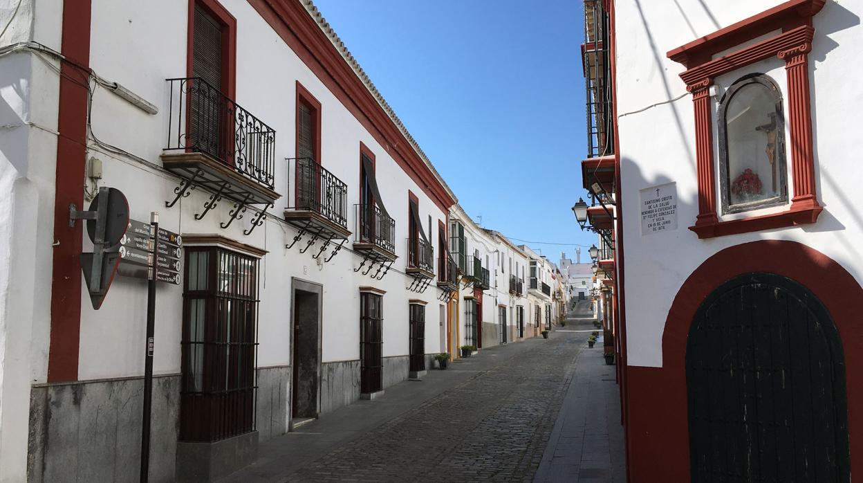 La actividad del sector de la construcción en el casco histórico de Lebrija es en la actualidad prácticamente inexistente