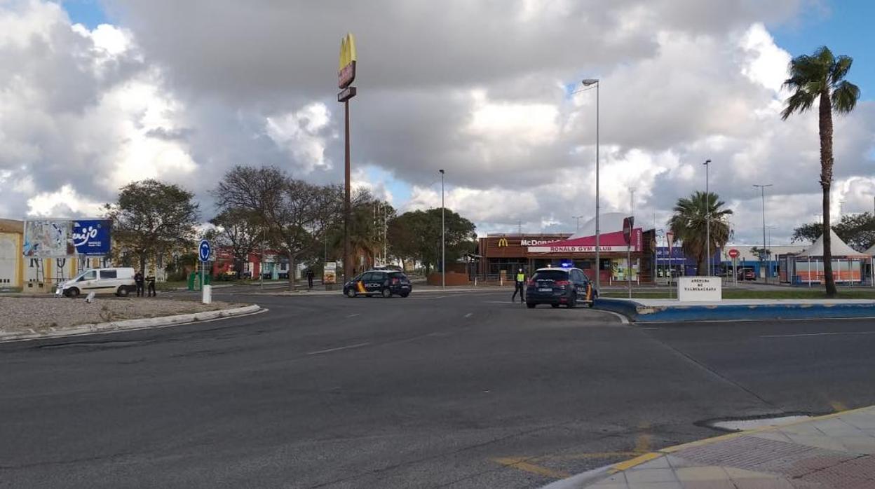 Imagen de uno de los controles en El Puerto de Santa María.