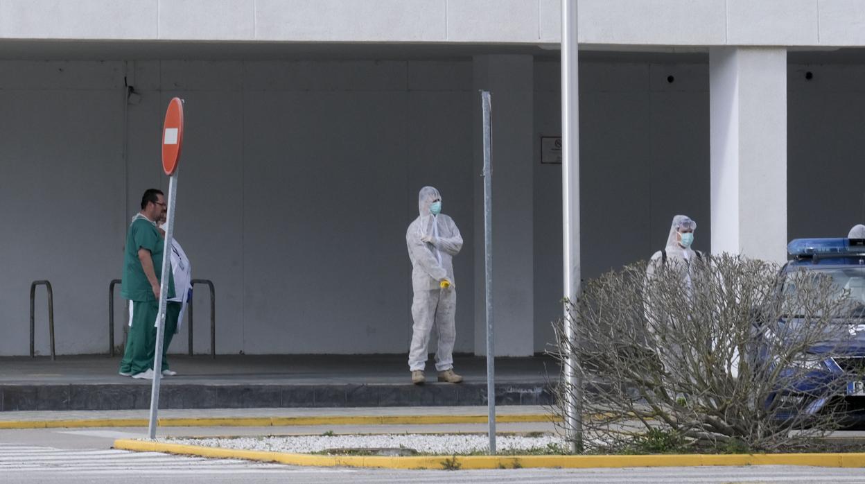 Imágenes del hospital de Puerto Real.