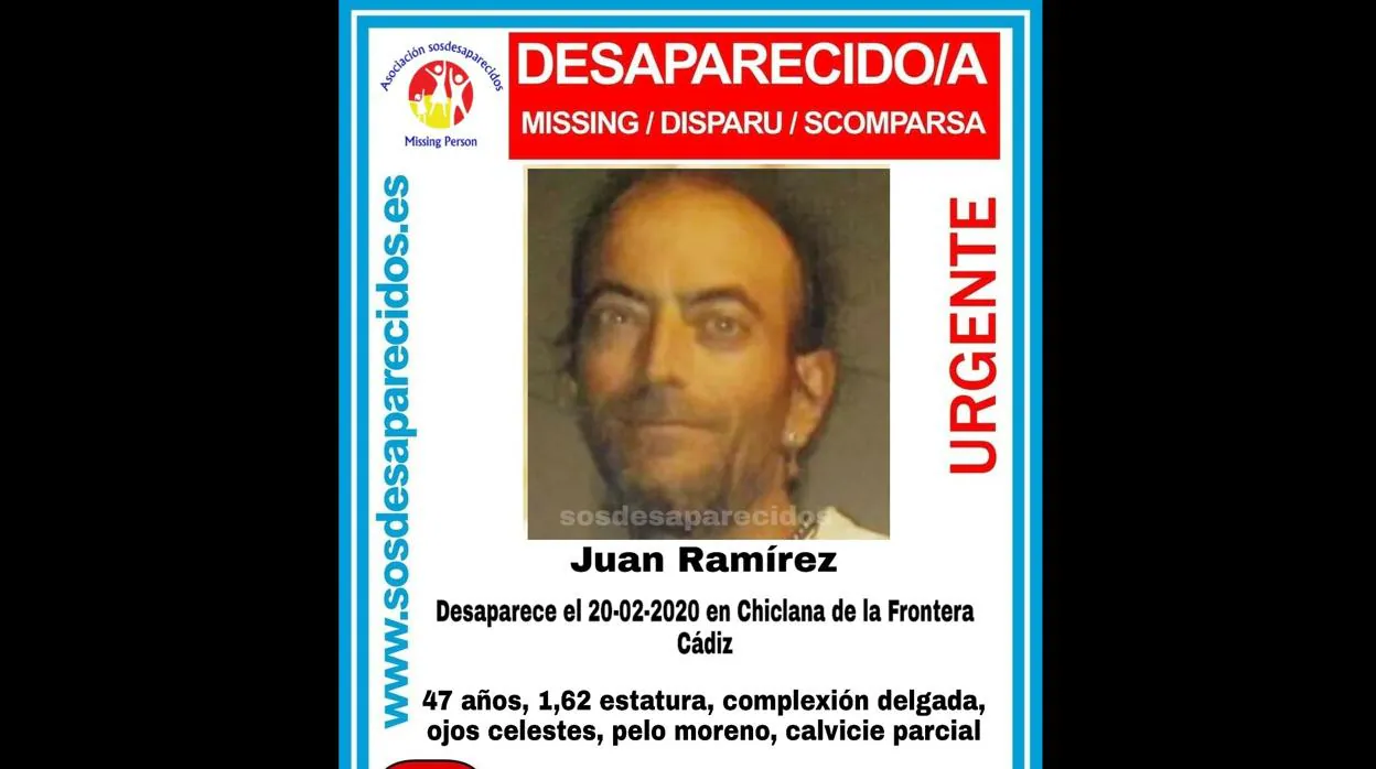 Buscan a un hombre de 47 años desaparecido en Chiclana