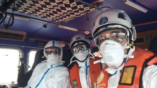 Evacuado a Algeciras el tripulante de un barco con síntomas de coronavirus