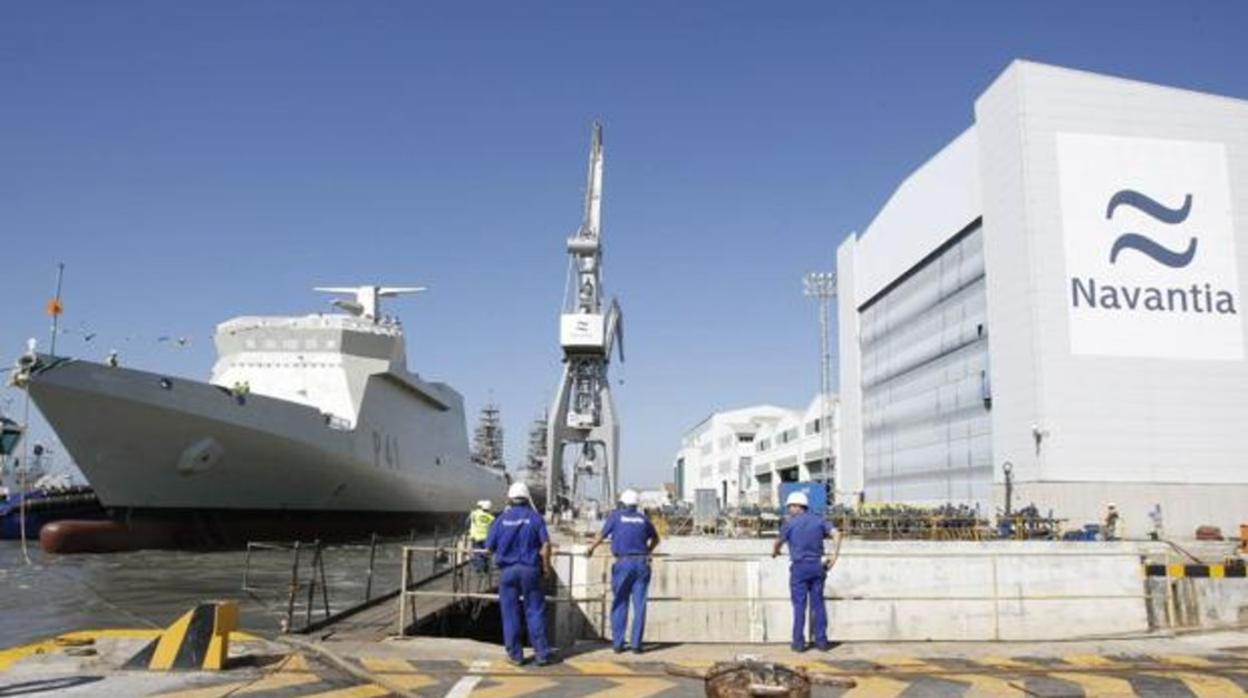 UGT pide que Navantia garantice el empleo de industria auxiliar en los tres centros de la Bahía