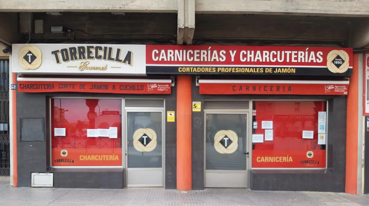 La Carnicería Torrecilla de calle Colón cierra tras el positivo en coronavirus de un empleado