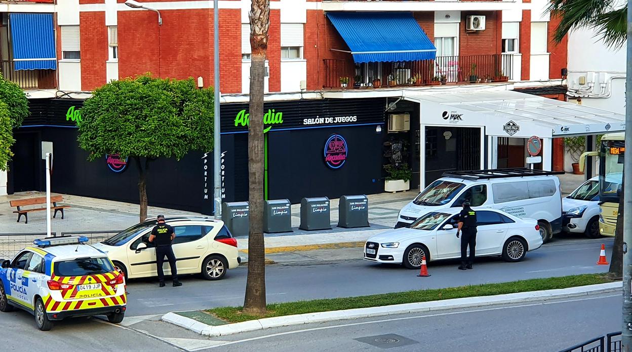 La Policía Local de Los Palacios y Villafranca, durante un control efectuado la semana pasada