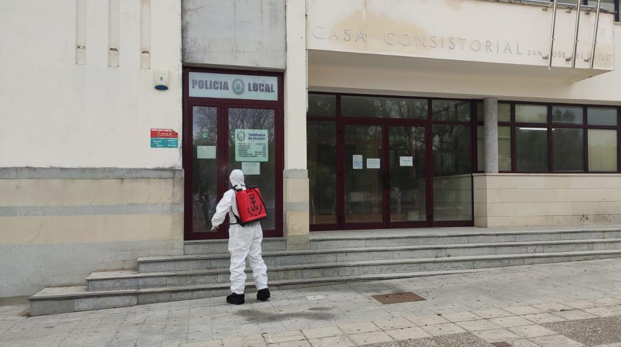 La Infantería de Marina se despliega por varias localidades y en la zona rural de Chiclana