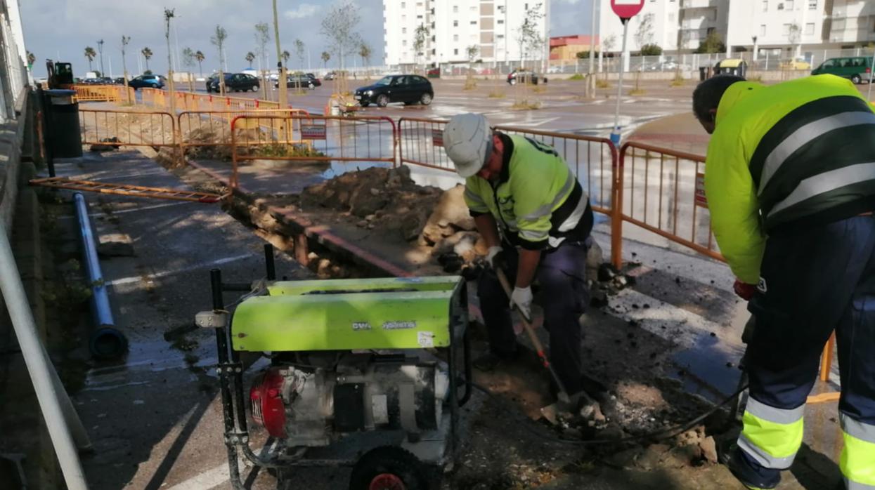 Trabajadores de APEMSA en El Puerto