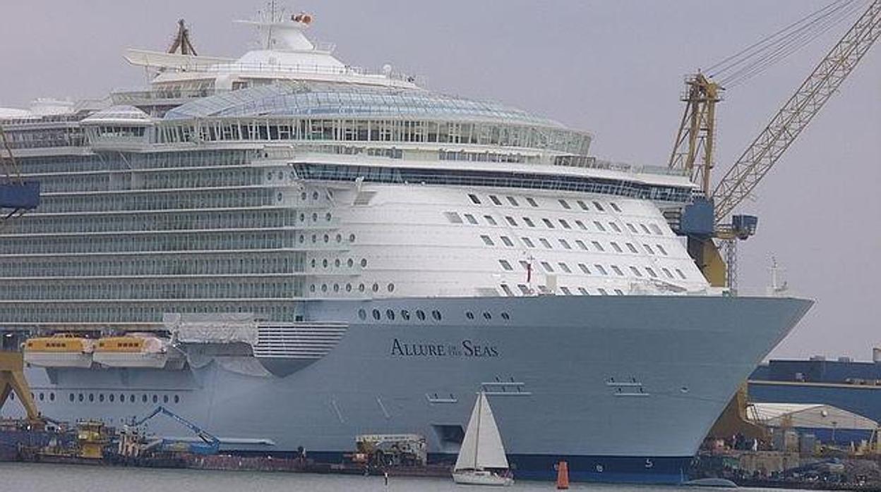 El Gobierno prohíbe la entrada del crucero &#039;Allure of the seas&#039; en Cádiz para su reparación