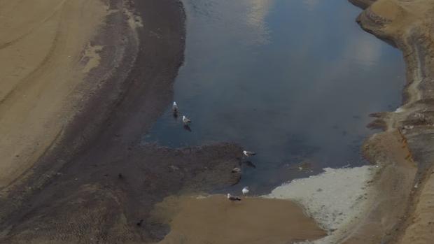 Denuncian el vertido de aguas fecales en la playa de La Costilla de Rota