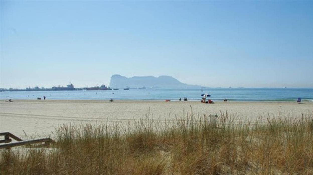 Una de las playas de San Roque.