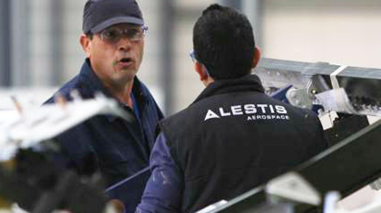 Cadena de montaje de la factoría de Alestis en Puerto Real