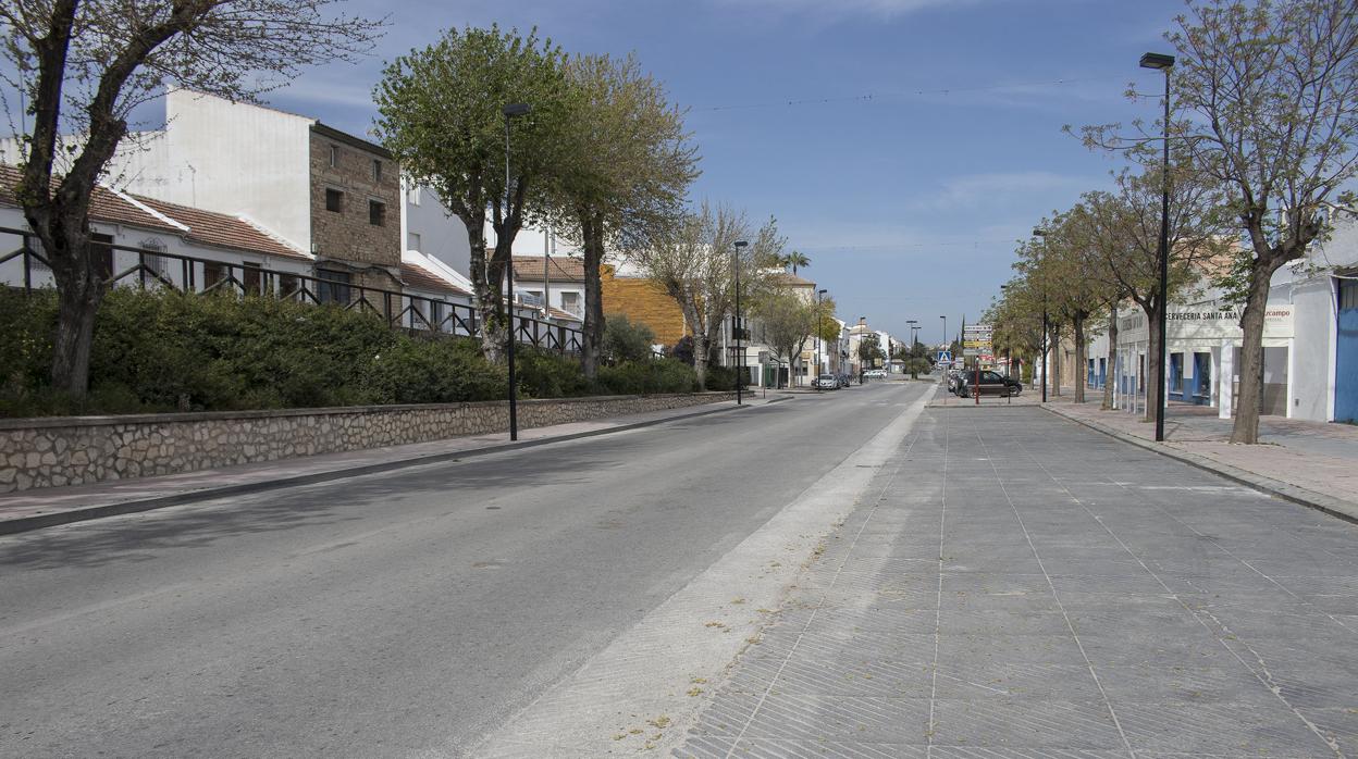 La pelea ocurrió en una avenida del pueblo de Estepa