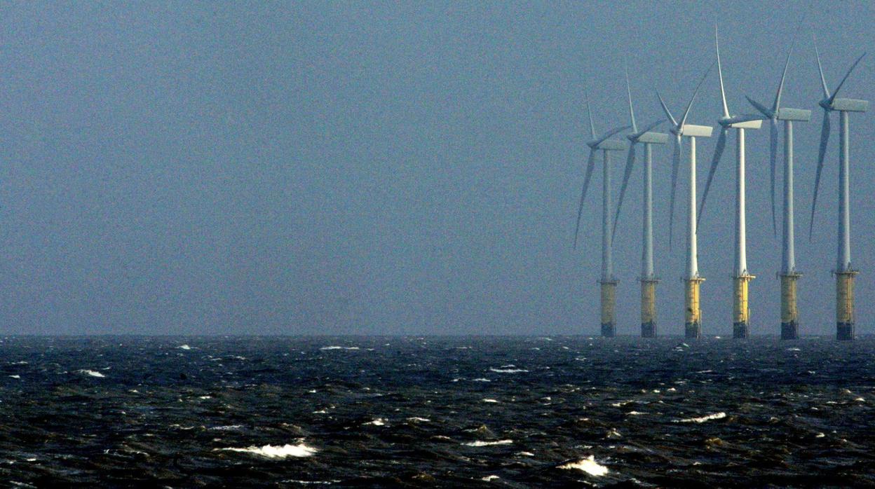 Parque eólico marino en el Mar de Irlanda