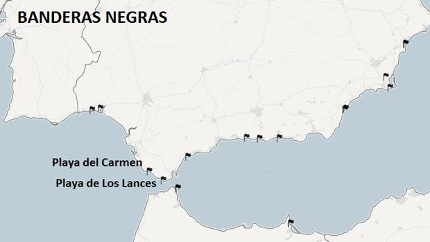 Manchas en el paraíso de Cádiz: Los Lances y El Carmen reciben «bandera negra»