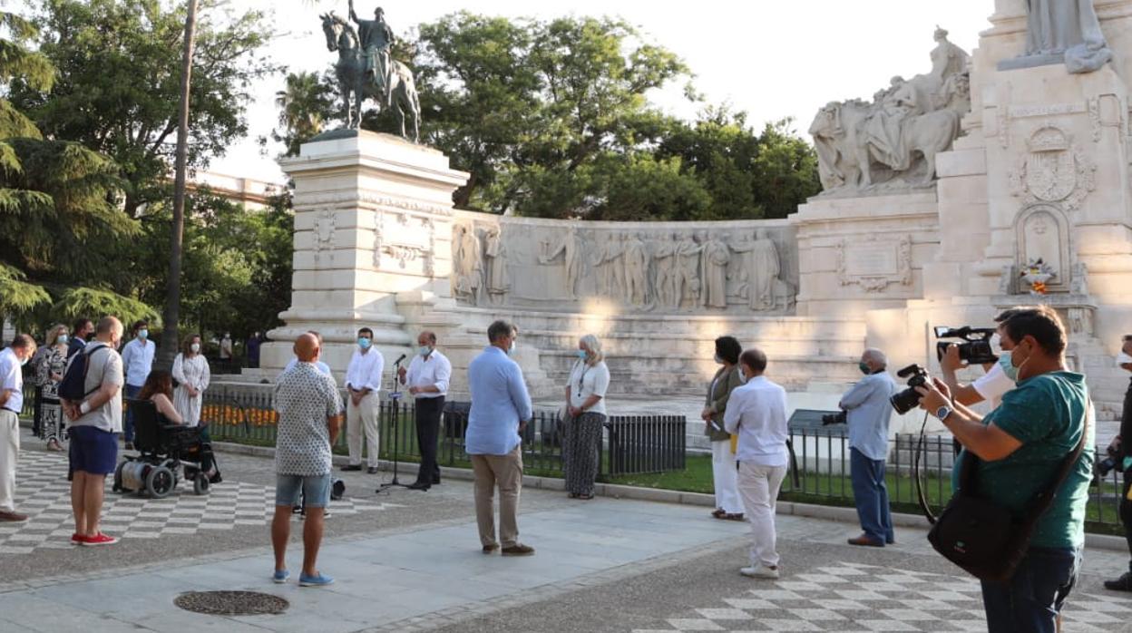 Homenaje a Miguel Ángel Blanco en Cádiz