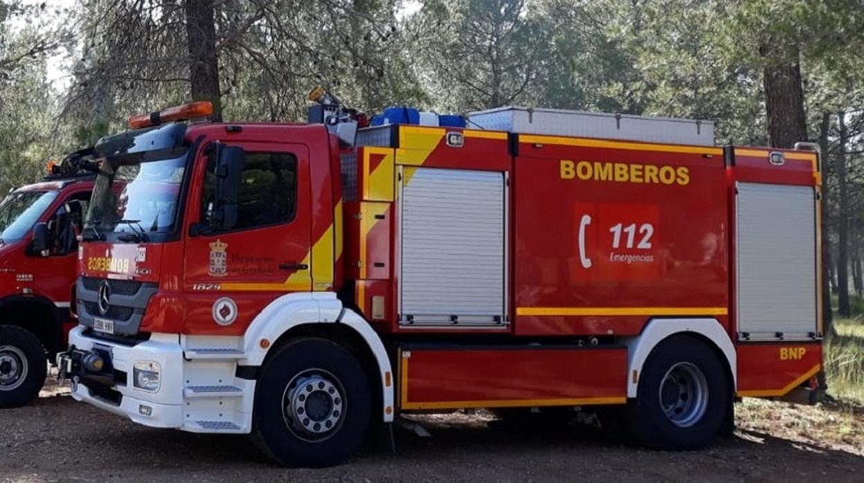 Imagen de archivo de un vehículo de bomberos