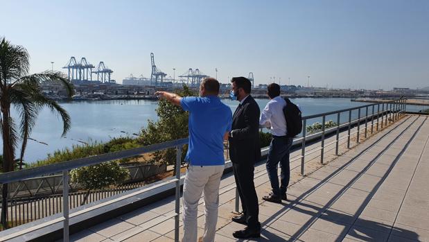 El nuevo delegado de Zona Franca visita por primera vez la comarca de Campo de Gibraltar